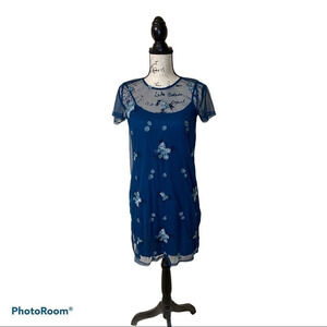 Hollister Mesh Embroidered Dress